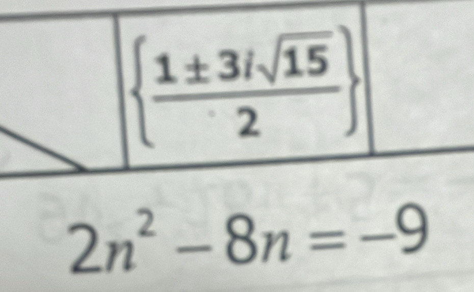 2n^2-8n=-9