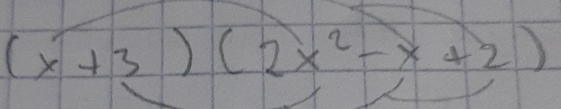 (x+3)(2x^2-x+2)