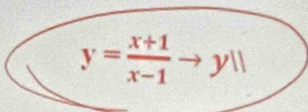 y= (x+1)/x-1  y||