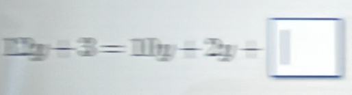 2y+3=10y+2y+□