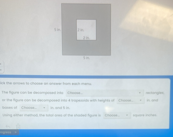 Solved: lick the arrows to choose an answer from each menu. The figure ...