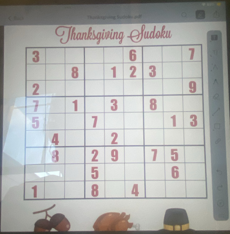 Thanksgiving Sudoku.pdf 
Thanksgiving Sudoku 
`