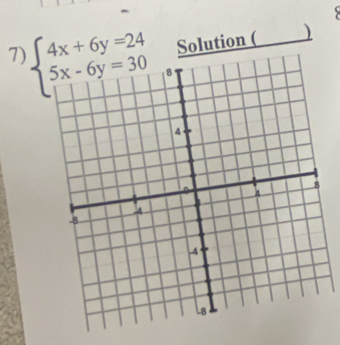 Solution ( )
7)