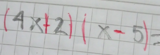 (4x+2)(x-5)=