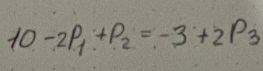 10-2P_1+P_2=-3+2P_3