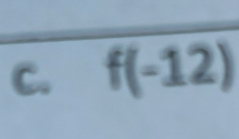 f(-12)