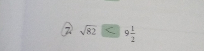 2 √82 < 9</tex>