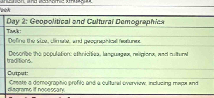 anization, and économic stratégies. 
e