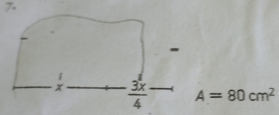 A=80cm^2