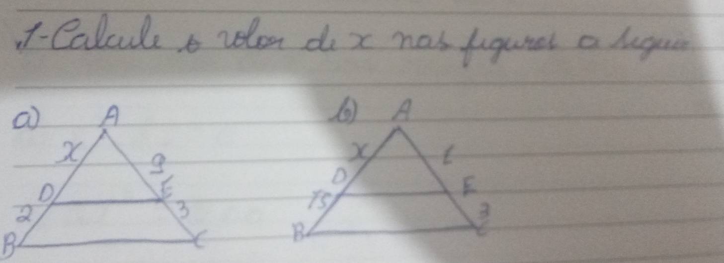 T- Calcule s vlon dox has fugunel a lague