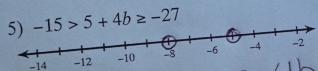 -15>5+4b≥ -27
-14