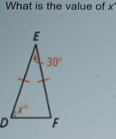 What is the value of 7 x