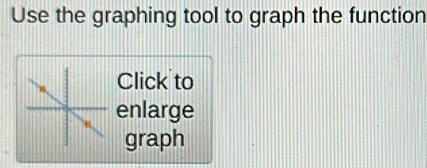 Solved: Use the graphing tool to graph the function Click to enlarge ...