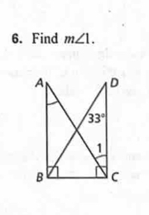 Find m∠ 1.