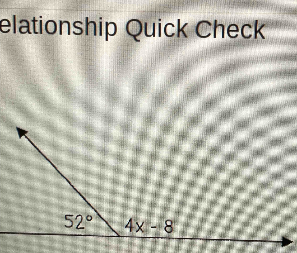 elationship Quick Check