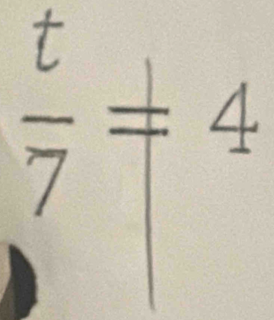  t/7 =4^77