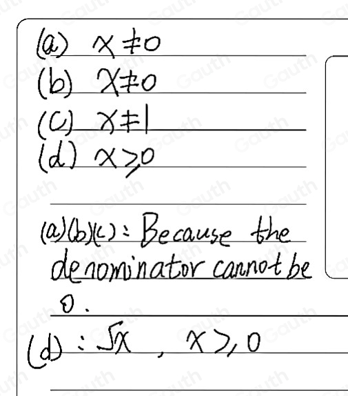 Solved: Which of the following is a rational expression whose domain ...