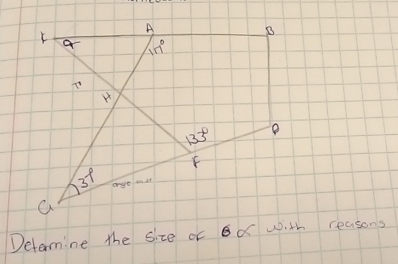 Determine the size or d with reasons