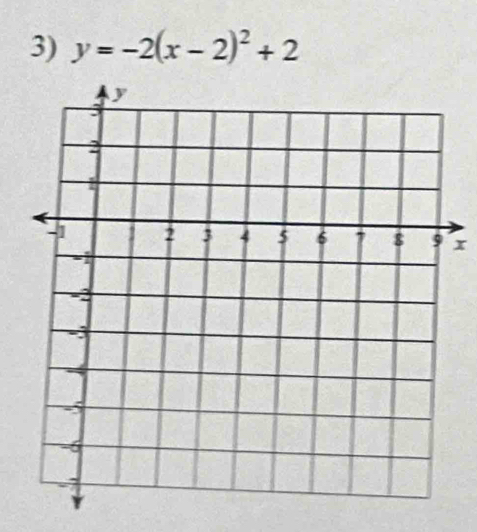 y=-2(x-2)^2+2
r