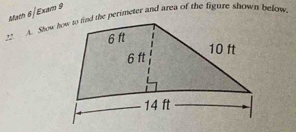 Math 6 /Exam 9