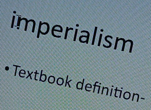 imperialism 
Textbook definition-