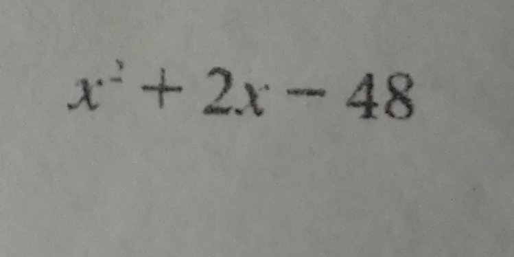 x^2+2x-48