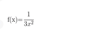 f(x)= 1/3x^2 