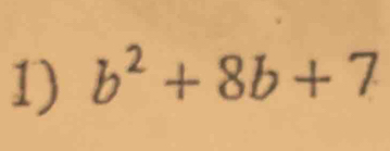 b² +8b+7