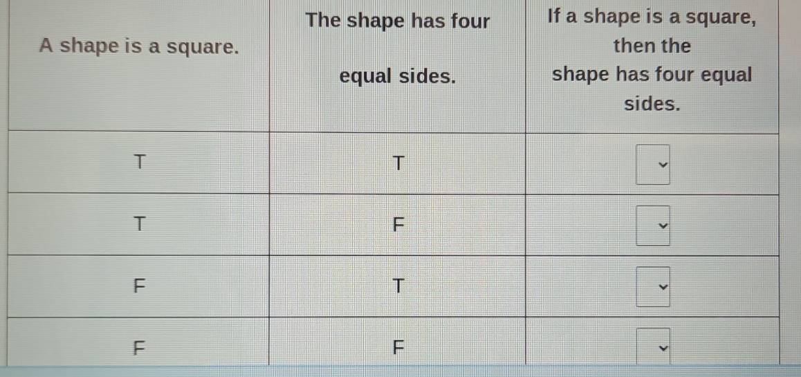 If a shape is a square,