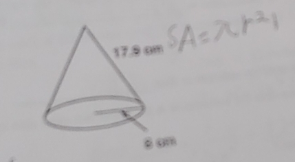 SA=π r^2_1