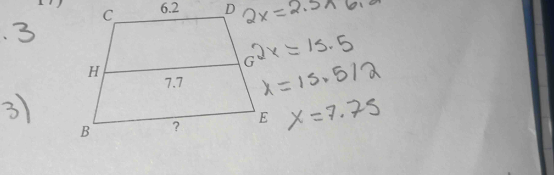 2x=2.5* 612. 3
a^(2x)=15.5
x=15.5/2
3
x=7.75