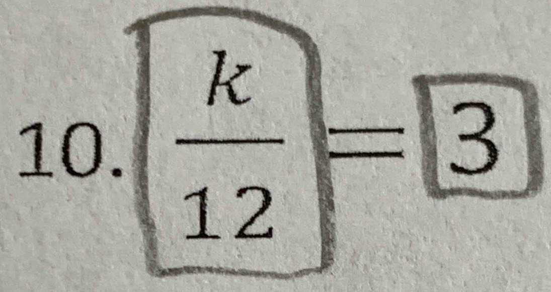  k/12 =3