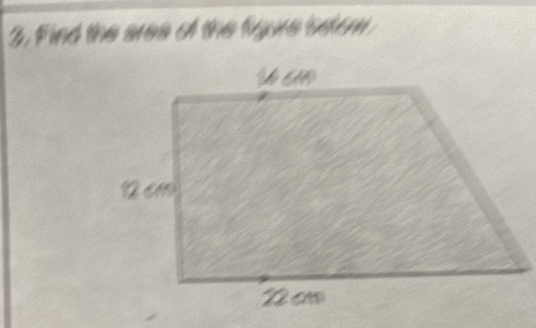 Find the area of the fgure seom.