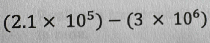 (2.1* 10^5)-(3* 10^6)