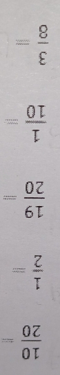 = 8/varepsilon  
= OI/I 
= 02/6T 
= Z/I 
= OZ/OT 