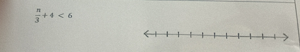  n/3 +4<6</tex>