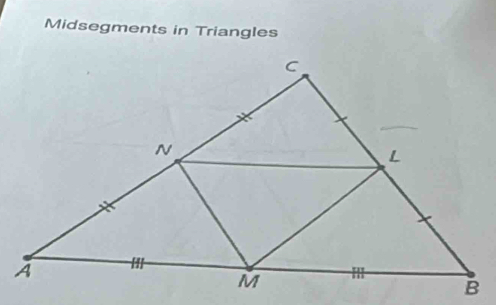 Midsegments in Triangles