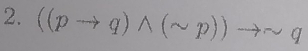 ((pto q)wedge (sim p))to sim q