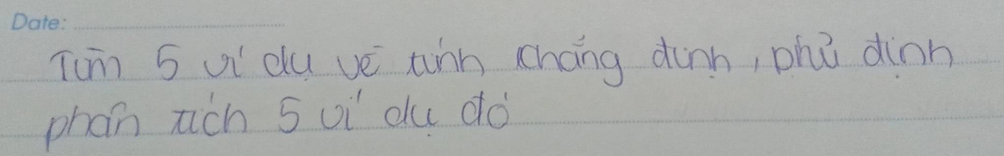 Tumn 5 u dú vè tunn cháng dùnn, phú dinn 
phan ach 5 ui du dó