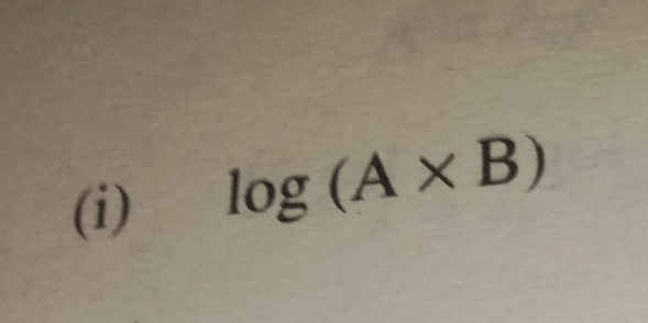 log (A* B)