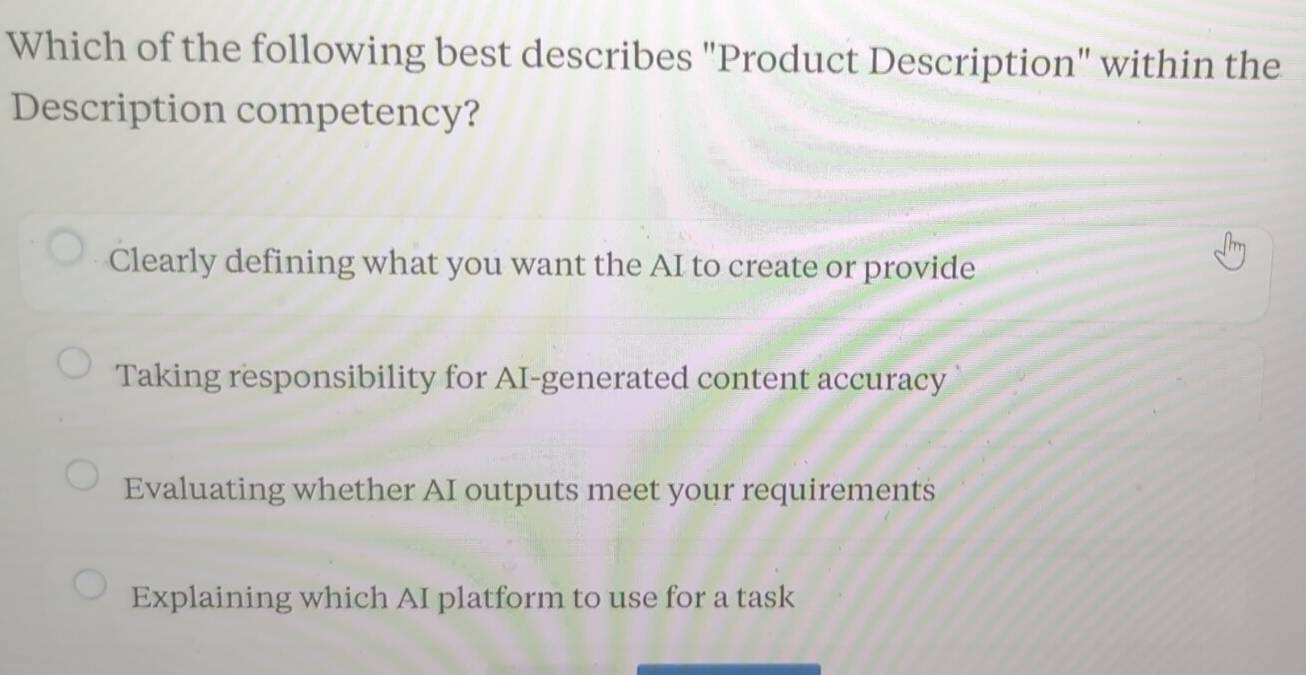 Solved: Which of the following best describes 