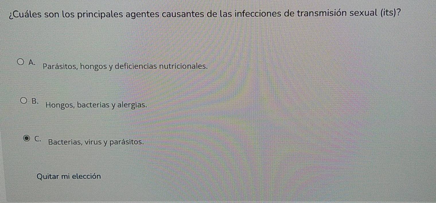 Resuelto:¿Cuáles son los principales agentes causantes de las ...