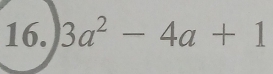 3a^2-4a+1