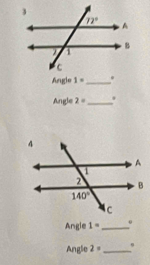 Angle 1= _
Angle 2= _ 0
Angle 1= _
Angle 2= _ 9