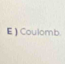 ) Coulomb