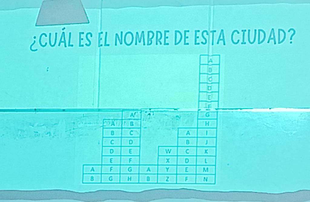 ¿CUÁL ES EL NOMBRE DE ESTA CIUDAD?