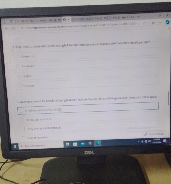 Solved: poi e https://apps.Ims.courses.meu.edu.et/learning/course ...