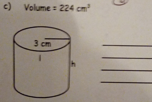 Volume =224cm^3
_ 
_ 
_ 
_