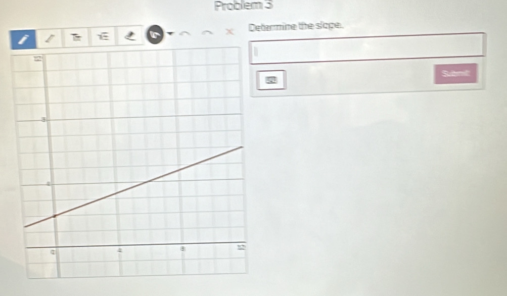 Problem 3 
X Determine the slope. 
i I 
in 
Sumil