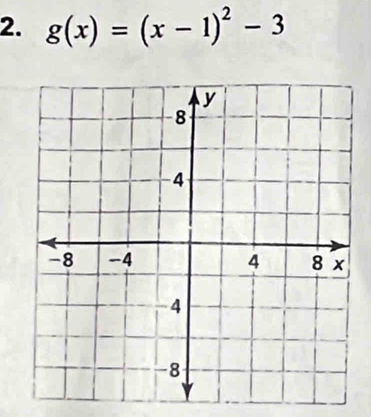 g(x)=(x-1)^2-3